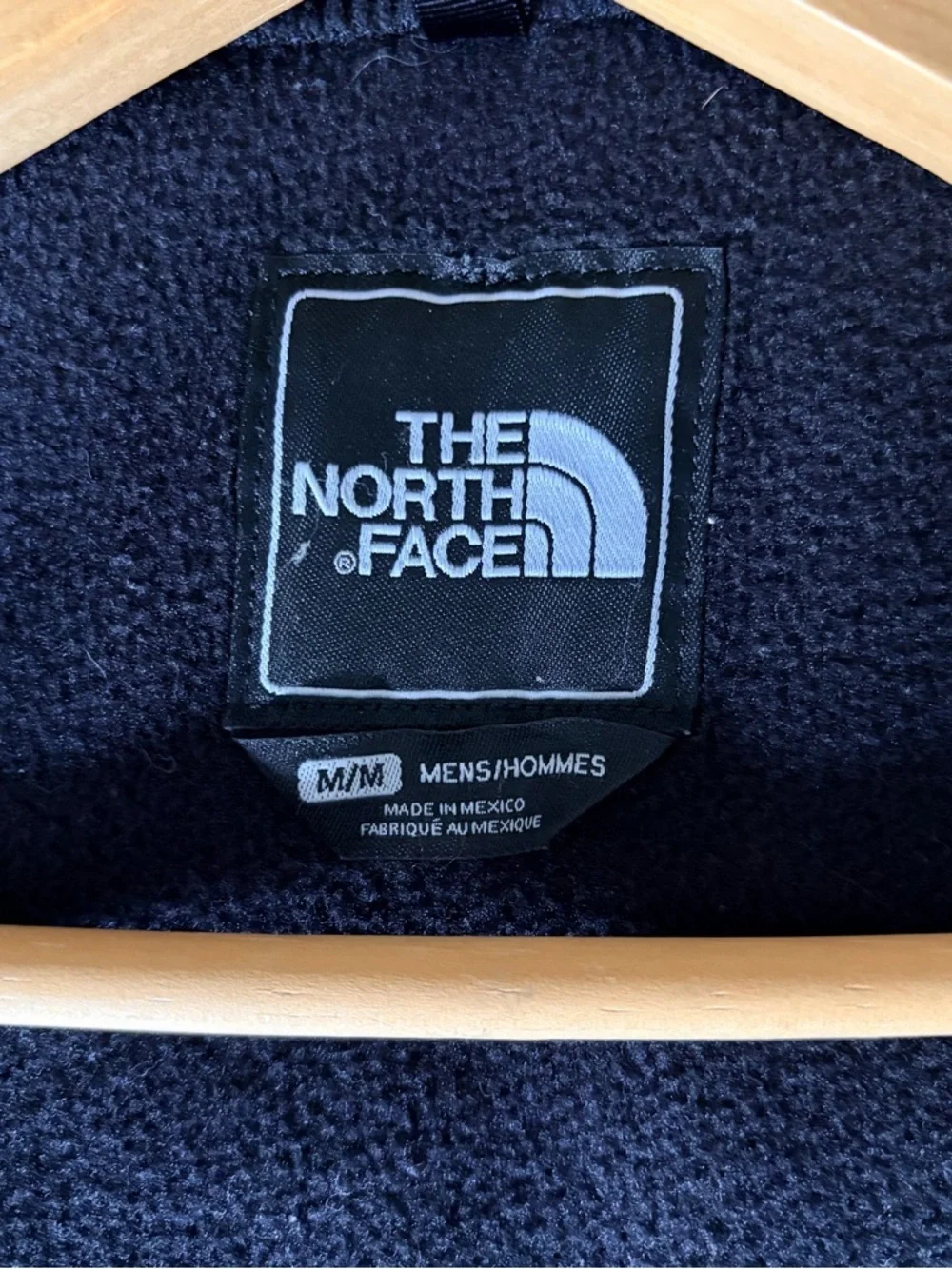 THE NORTH FACE black retro denali fleece two tone jacket mens, Medium